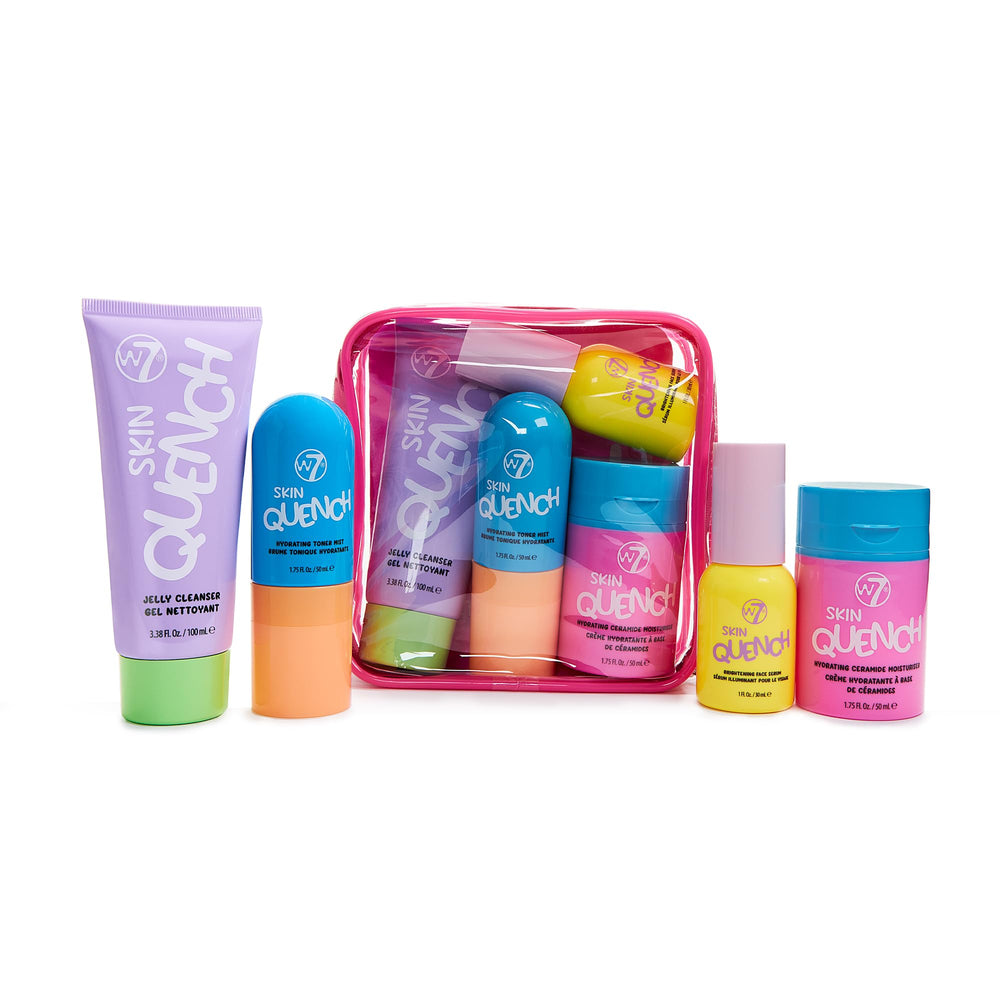 W7 Skin Quench moisturizer jar delivering lasting hydration and comfortable soft skin.