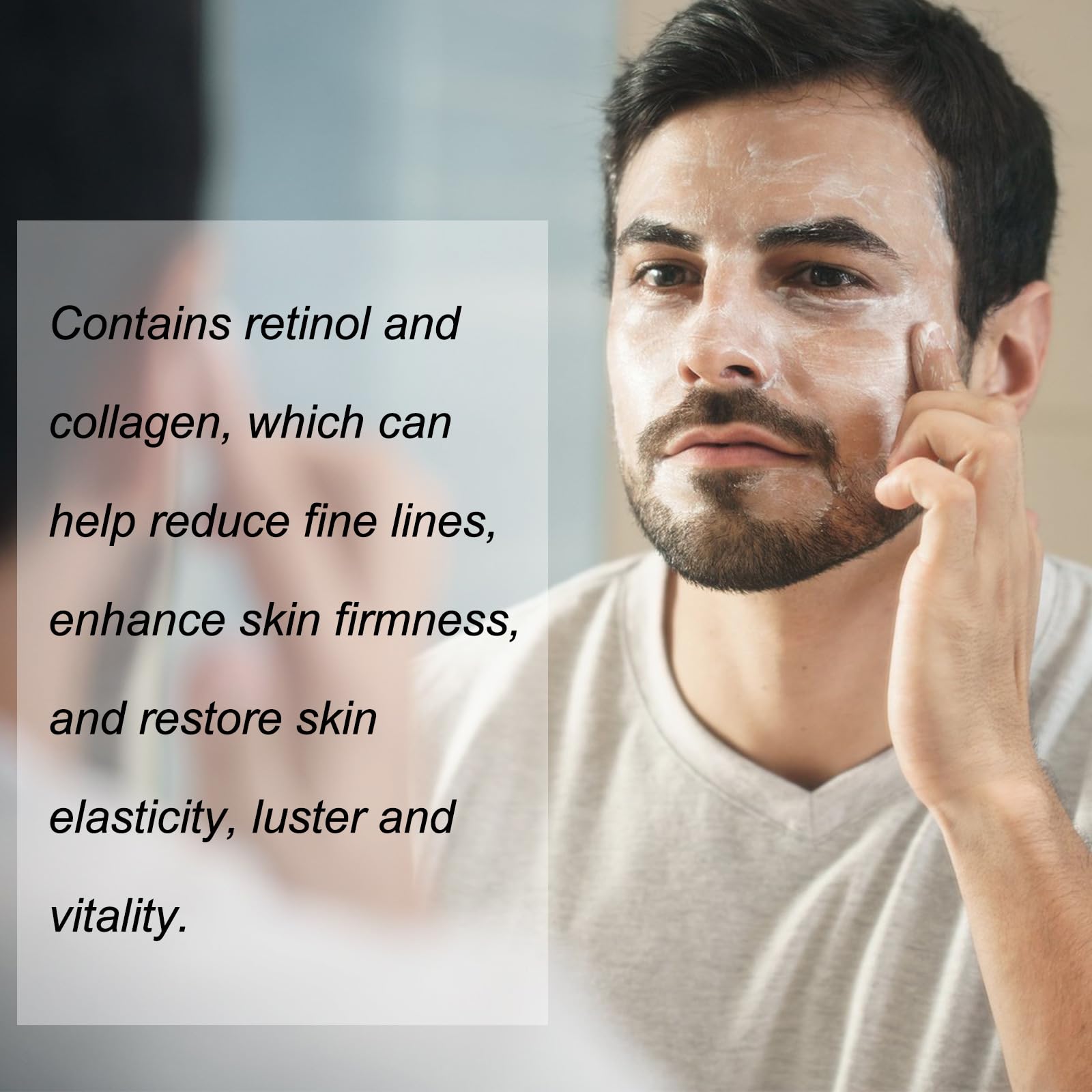 WAESKI 6-in-1 Face Cream for Men hyaluronic acid—hydration that supports under-eye comfort.
