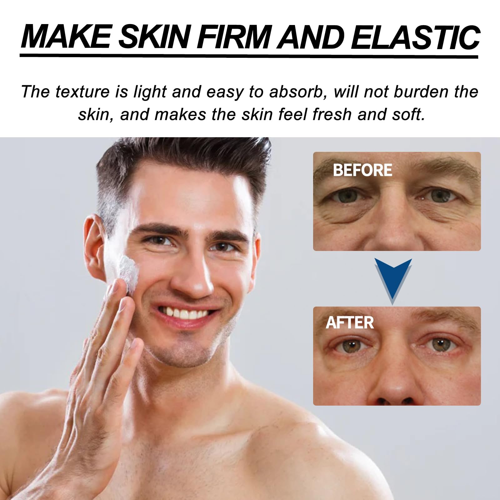 WAESKI 6-in-1 Face Cream for Men ingredients—collagen for firm-feel skin.