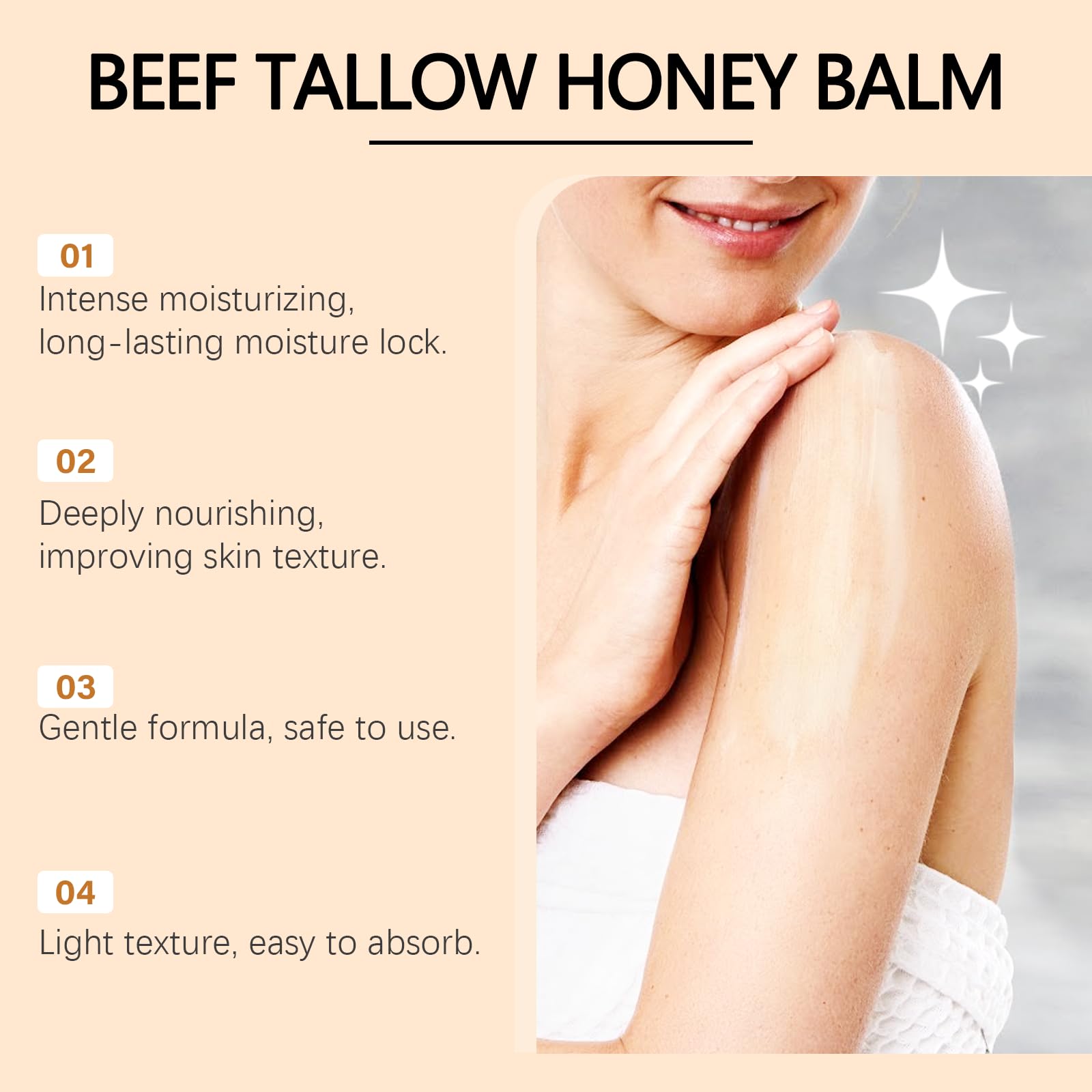 WAESKI Lopeie whipped tallow texture closeup showing airy cream on skin