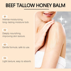 WAESKI Lopeie whipped tallow texture closeup showing airy cream on skin