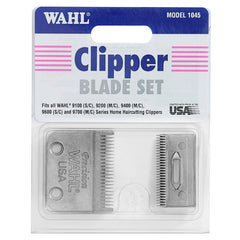 Wahl 1045 blade set blades close-up demonstrates precision for clean trims