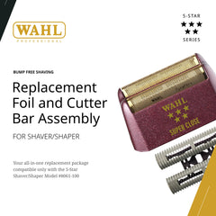 Wahl 5-Star Series cutter bar assembly detail for precise grooming