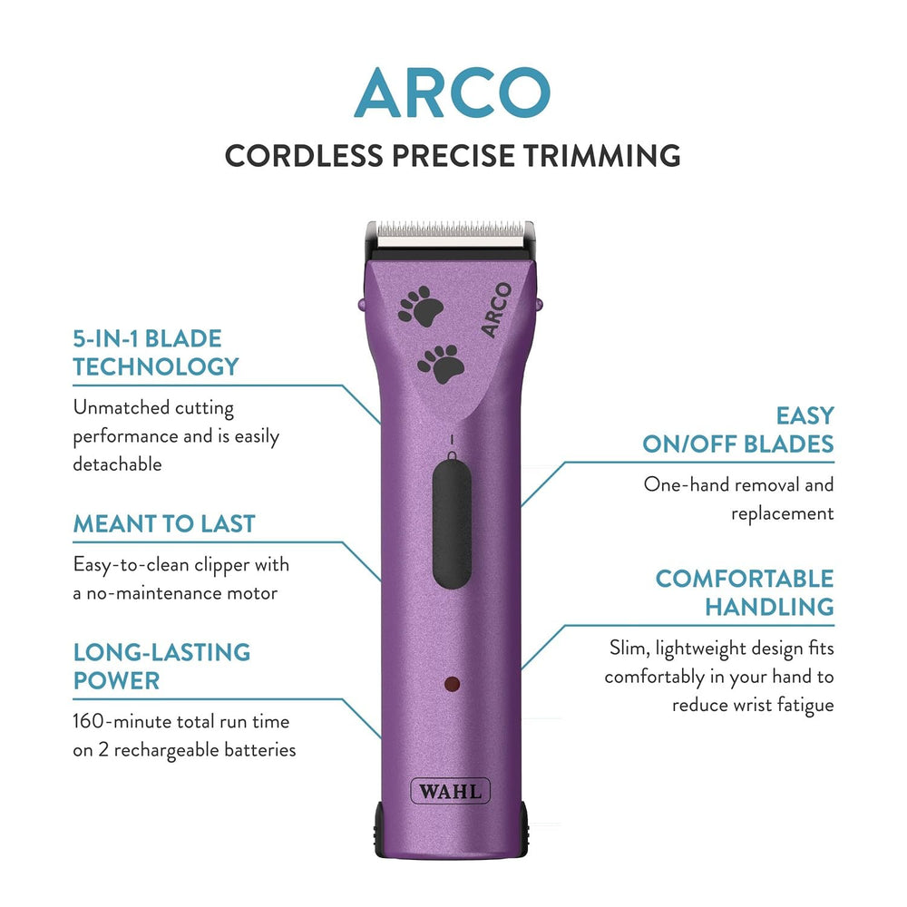 Wahl Arco 5 in 1 blade set for versatile coat lengths