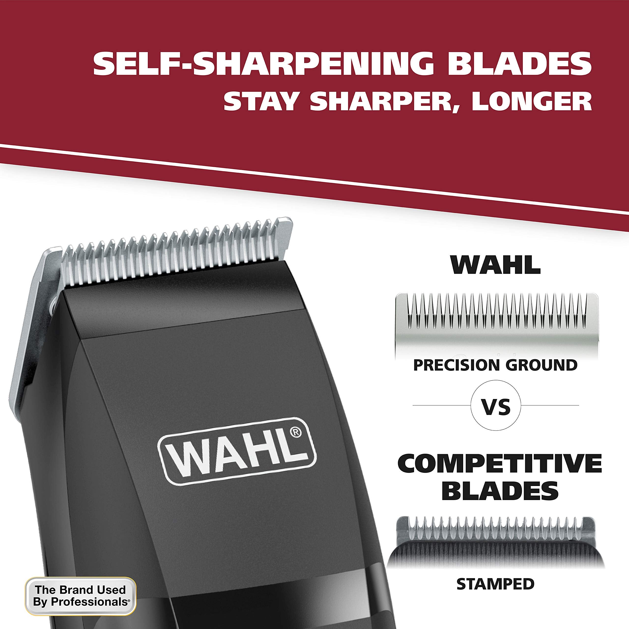 Wahl Combo Pro precise sideburns trimming via fine teeth and accurate control