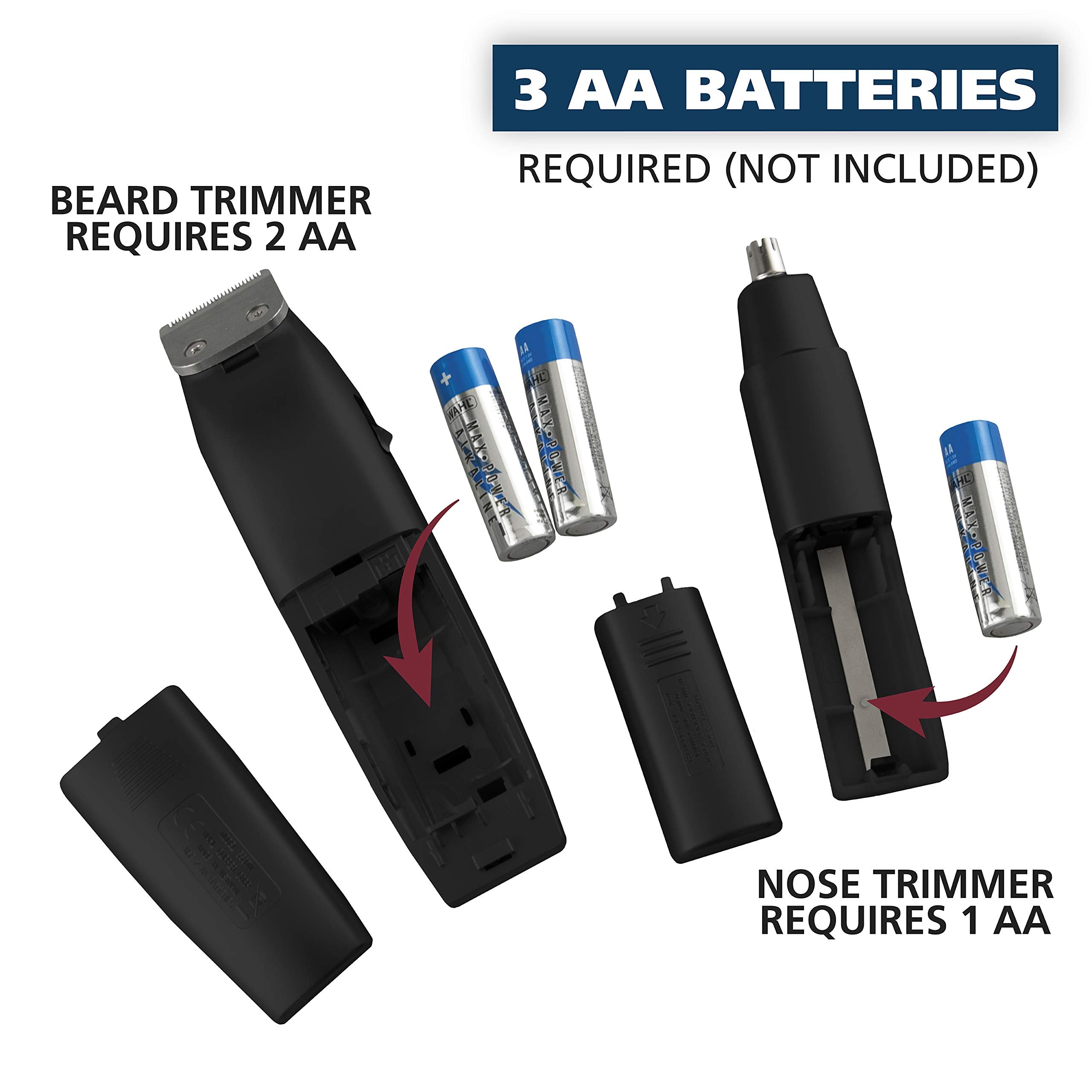 Wahl ear-nose-brow trimmer for safe, easier hair maintenance.