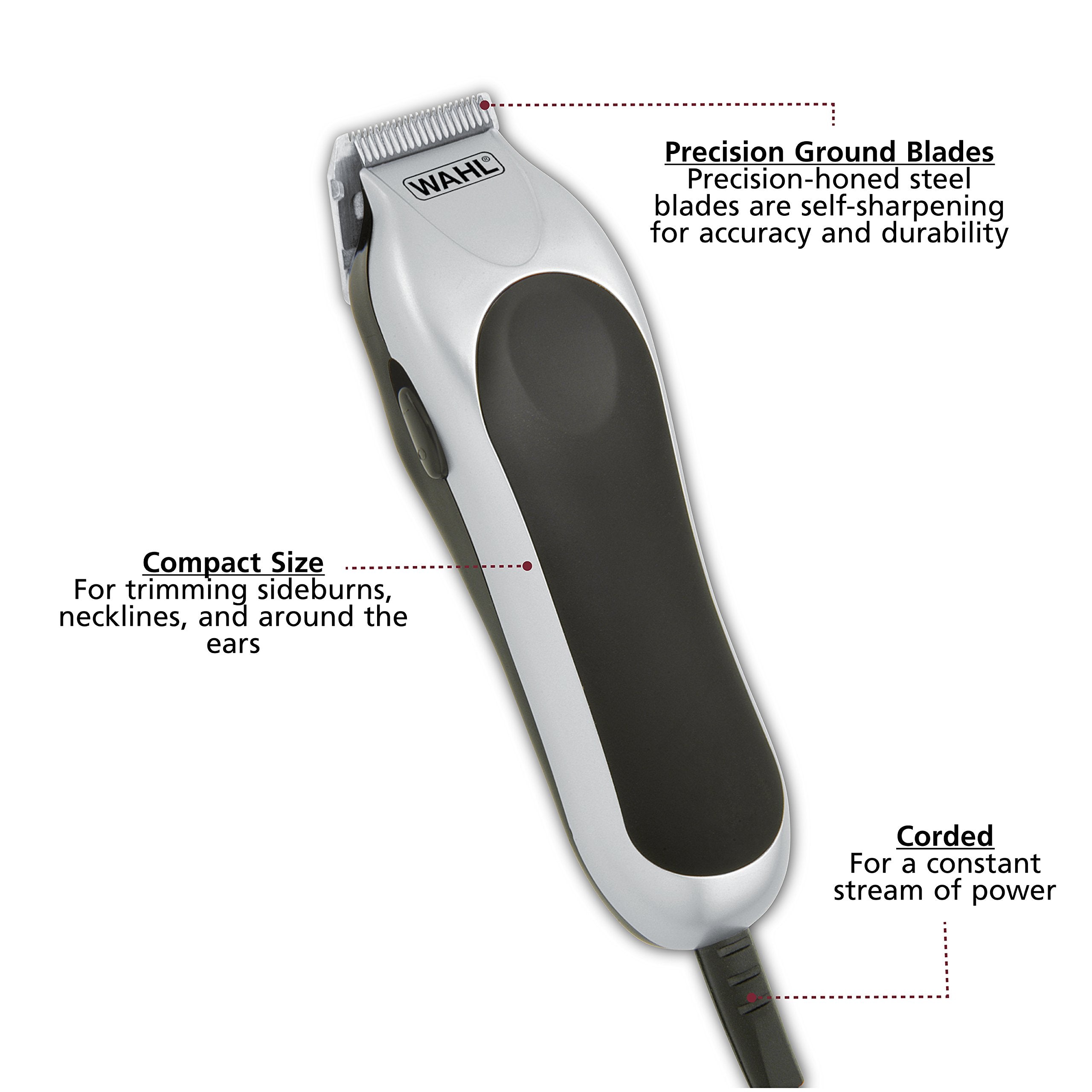 Wahl Mini Pro Clipper Kit clipper blade close-up for precise trimming.