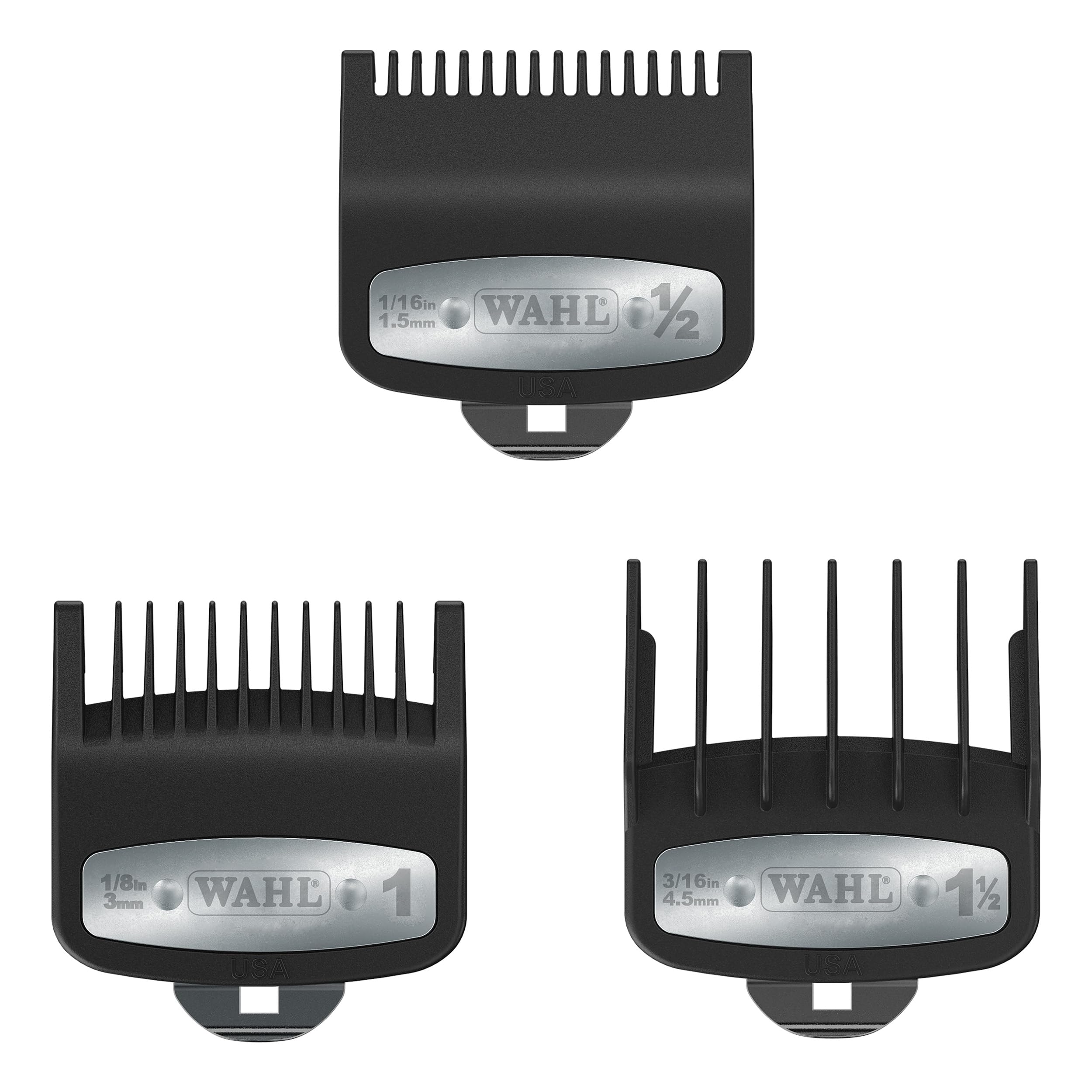Wahl Professional 3-pack half-inch attachment for precise, quick trims.