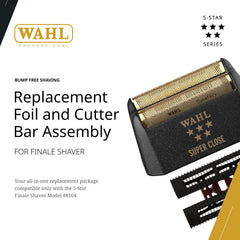 Cutter bar assembly for Wahl 5-Star Finale shows renewed precision and near-new performance