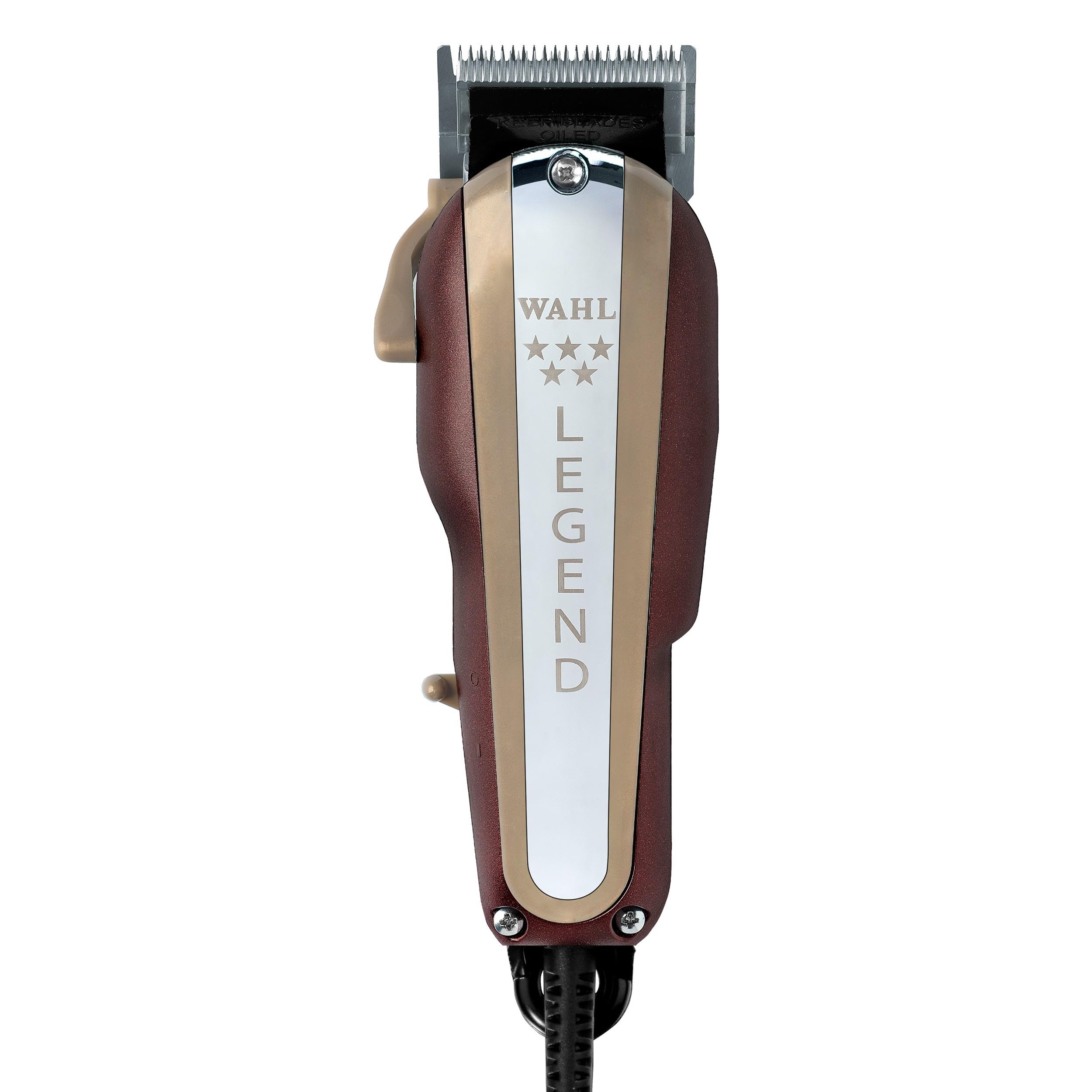 Wahl Professional 5 Star Legend clipper kit includes oil and brush for maintenance.