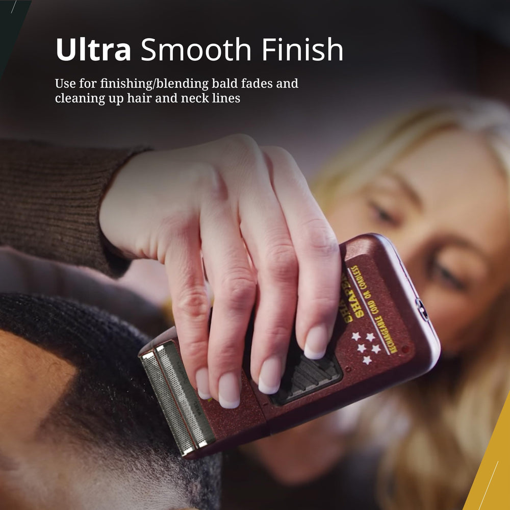 Wahl Professional 5 Star Series Shaver Shaper silver foil detail gentle on sensitive skin