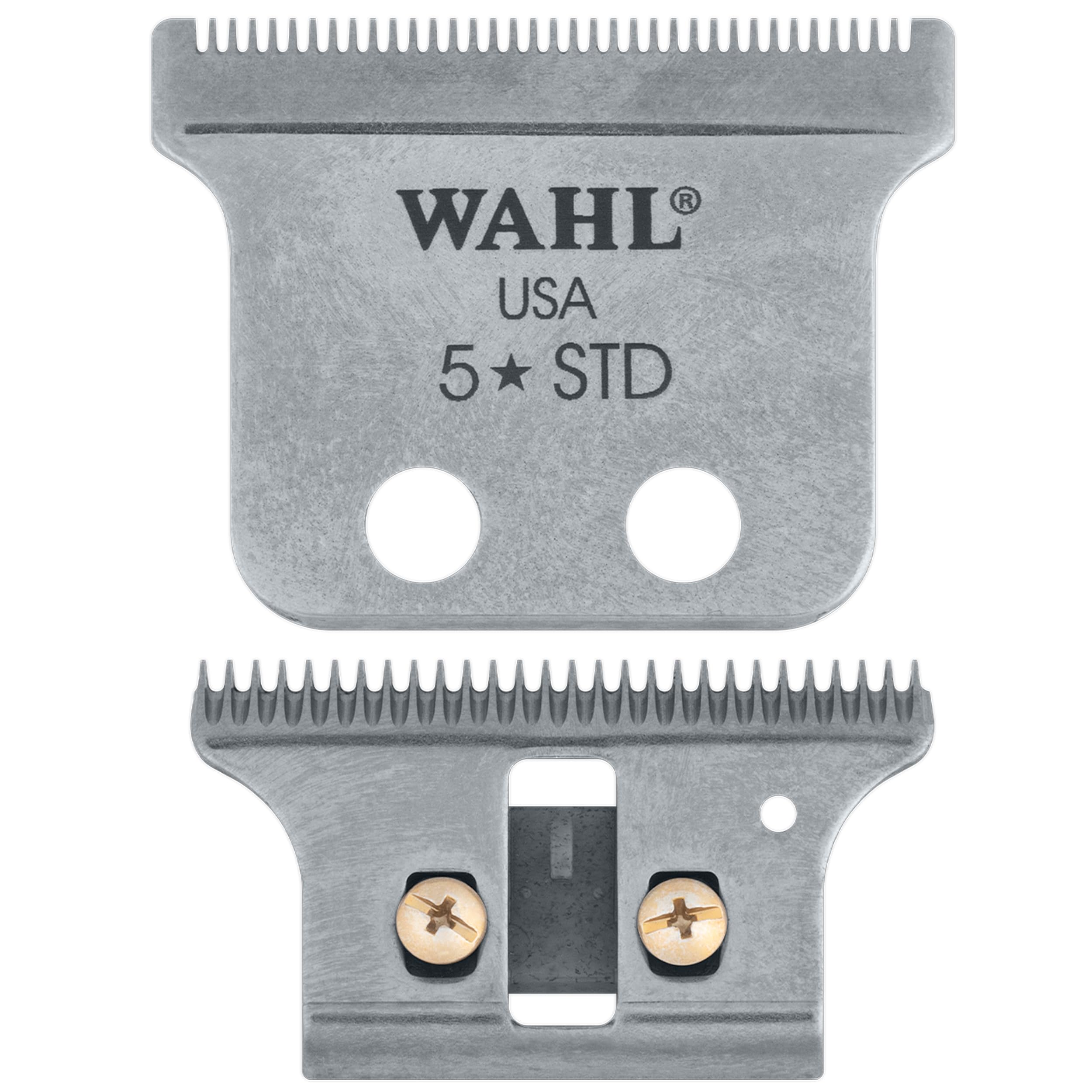 Wahl Professional adjustable T-blade close-up for ultra-precise detailing.