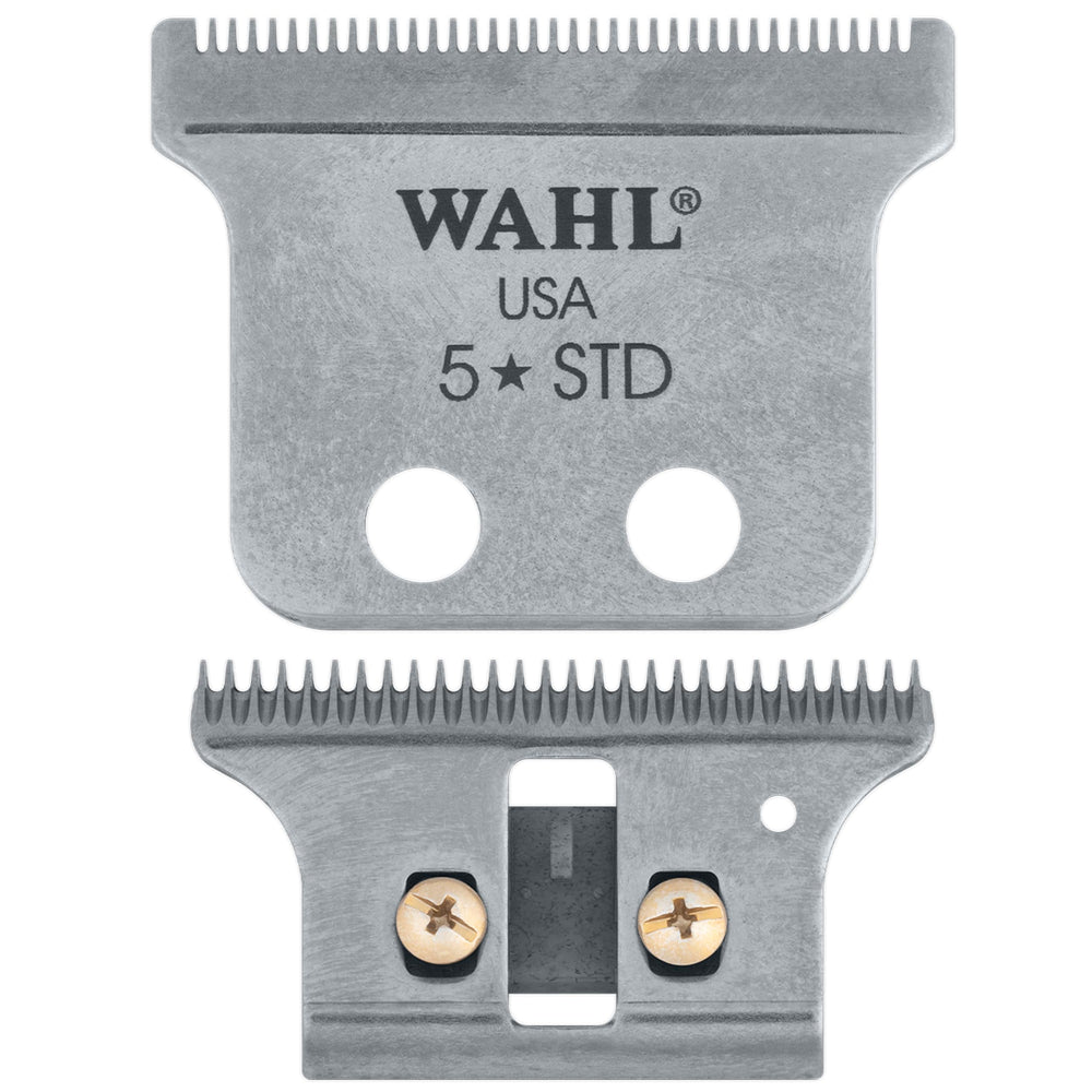 Wahl Professional adjustable T-blade close-up for ultra-precise detailing.