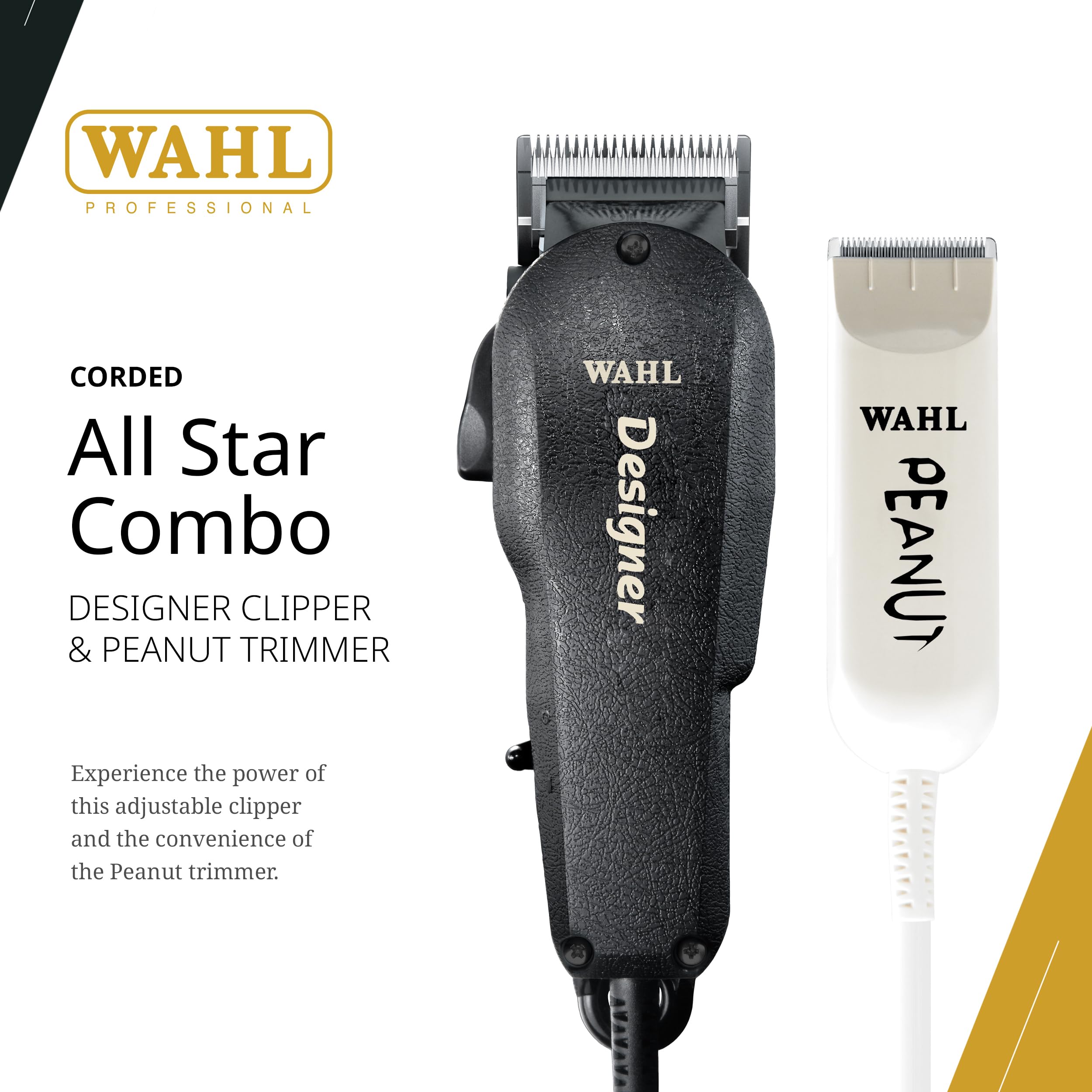 Wahl Professional All Star Combo peanut trimmer close-up highlights detailing versatility