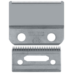 Wahl Professional balding blade 6X0 close-up shows ultra-close cut capability.