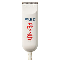 Wahl Professional Classic Peanut Trimmer handle closeup shows premium grip for precise detailing.