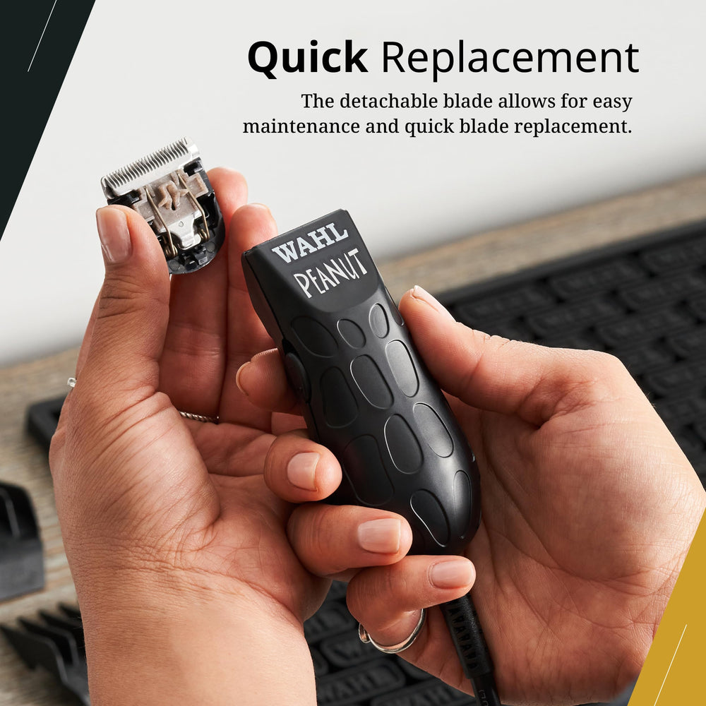 Wahl Professional standard snap-on blade shows easy maintenance and replacement