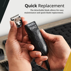 Wahl Professional standard snap-on blade shows easy maintenance and replacement