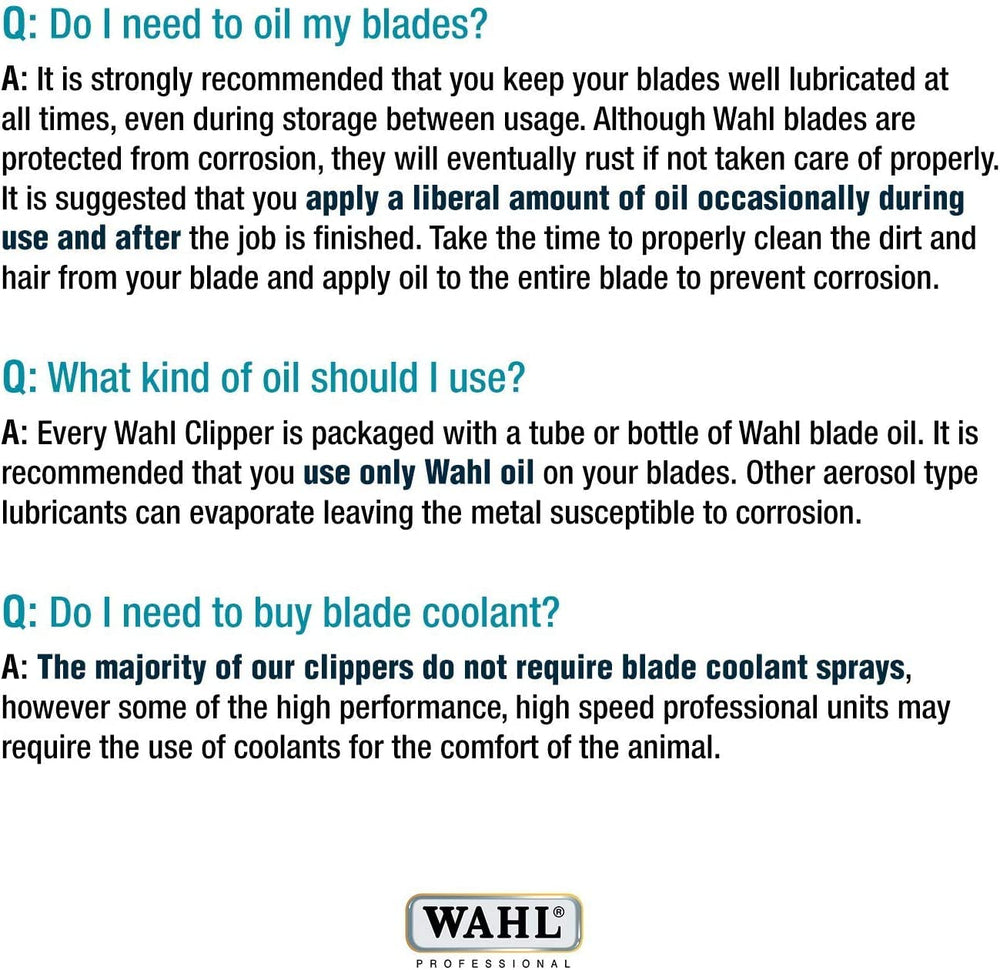 Wahl replacement blades from a trusted brand with a century of experience.