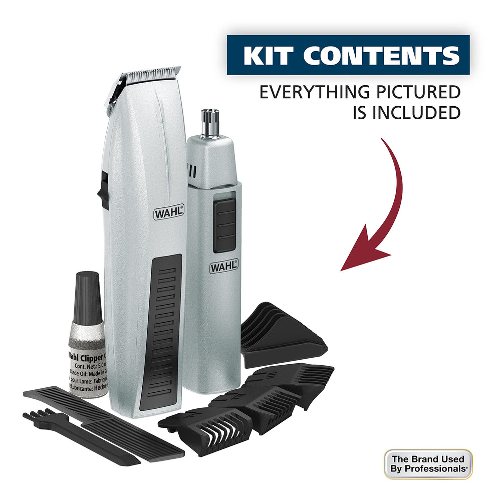Wahl rinseable blades simplify cleaning after grooming.