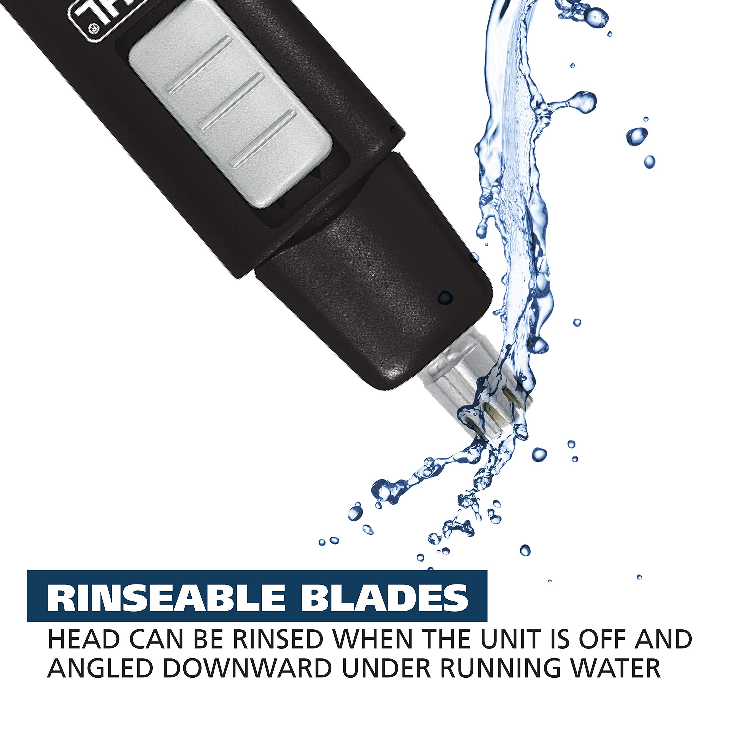 Wahl storage base organizes all trimmer pieces for quick grooming.