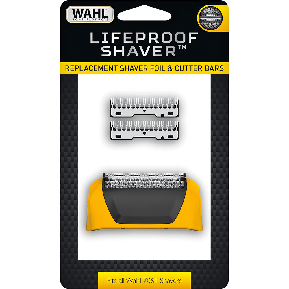 Wahl washed stainless steel foils after grooming session.