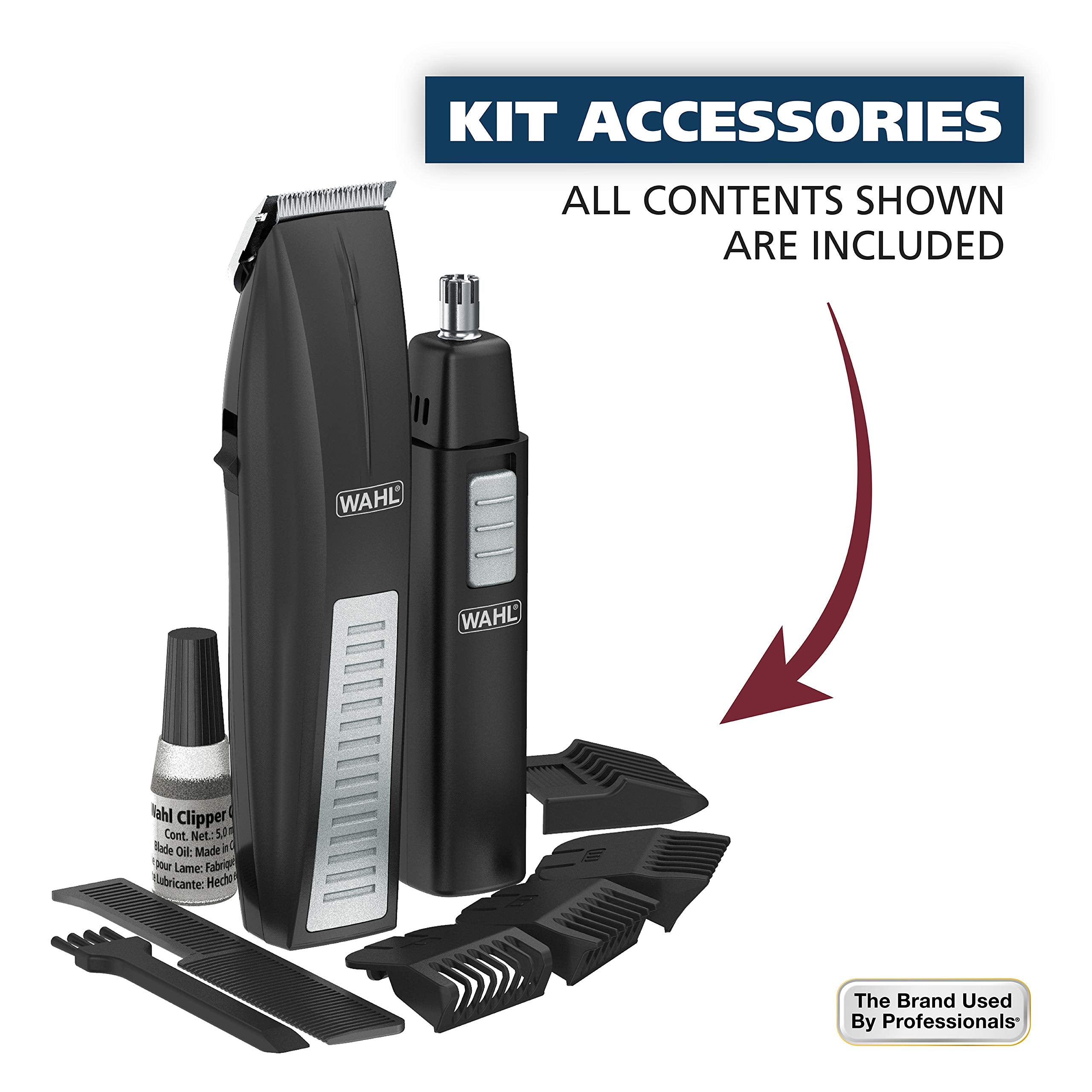 Wahl waterproof trimmer designed for use in the shower.