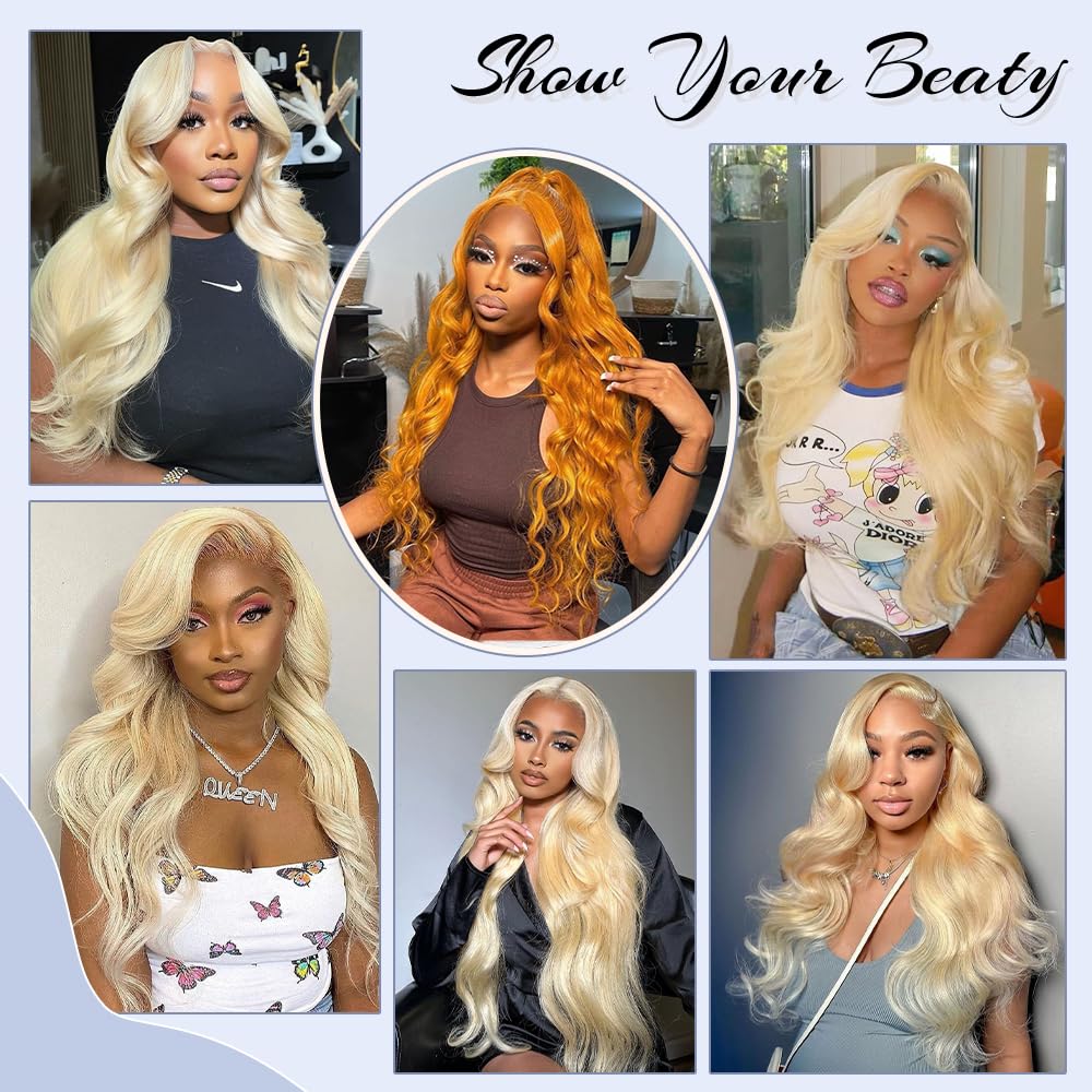 Waimro 13x6 lace-front wig pre-drawn hairline enables easy, natural styling