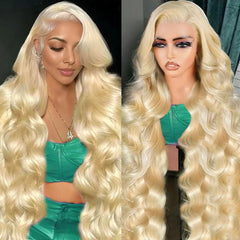 Waimro 30 inch 613 lace-front wig closeup shows natural shine for everyday wear