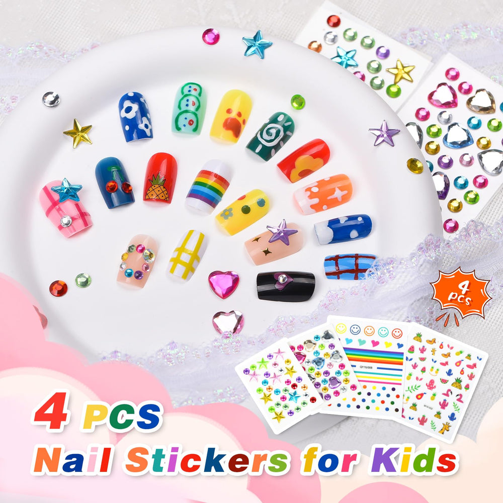 Wakaniya diamond stickers and face gems included for dress-up and embellishment.