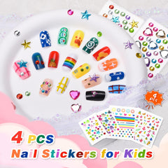 Wakaniya diamond stickers and face gems included for dress-up and embellishment.