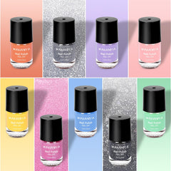 Wakaniya kid-friendly nail-paint pen with a small brush for precise application.