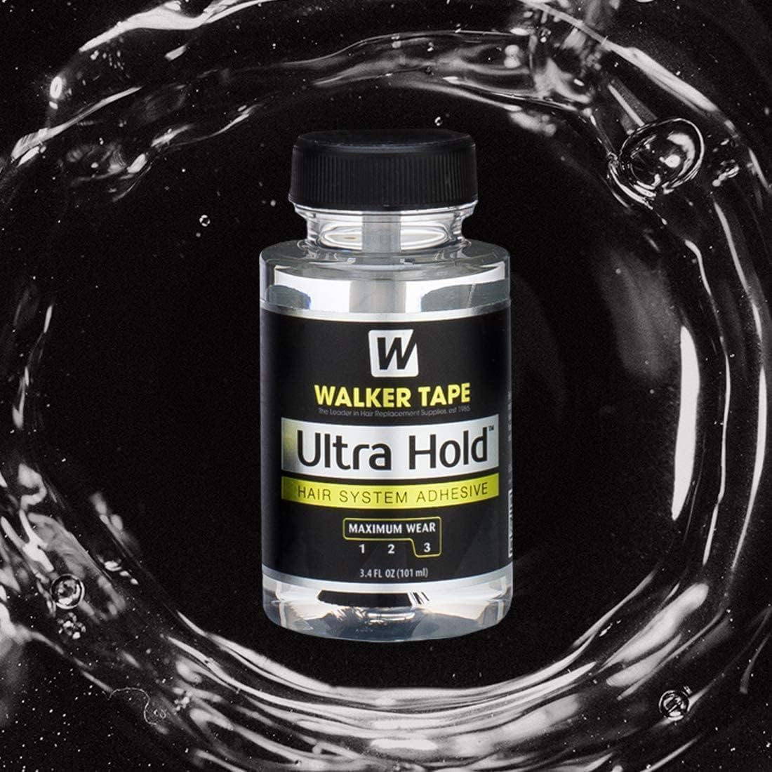 Walker Ultra Hold travel-size bottle fits on-the-go styling routines.