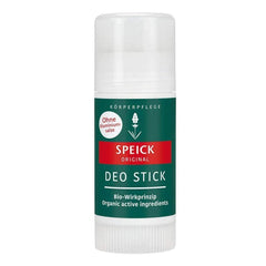 Walter Rau Speick Natural Deo Stick bottle—aluminum-free formula for sensitive skin.