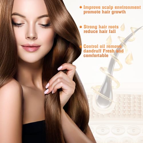 Wanban all hair types shampoo application shows versatile use for curly or straight hair