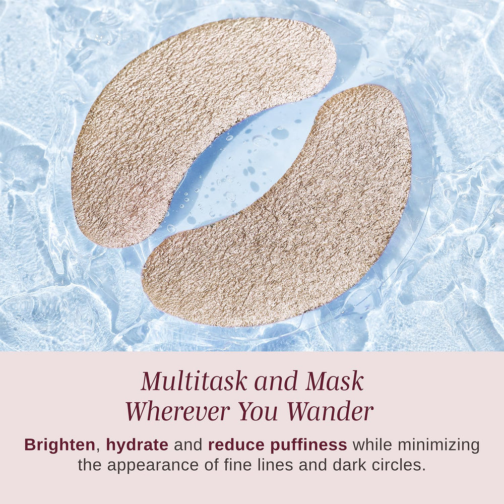 Wander Beauty Baggage Claim under-eye patches cooling effect ready.