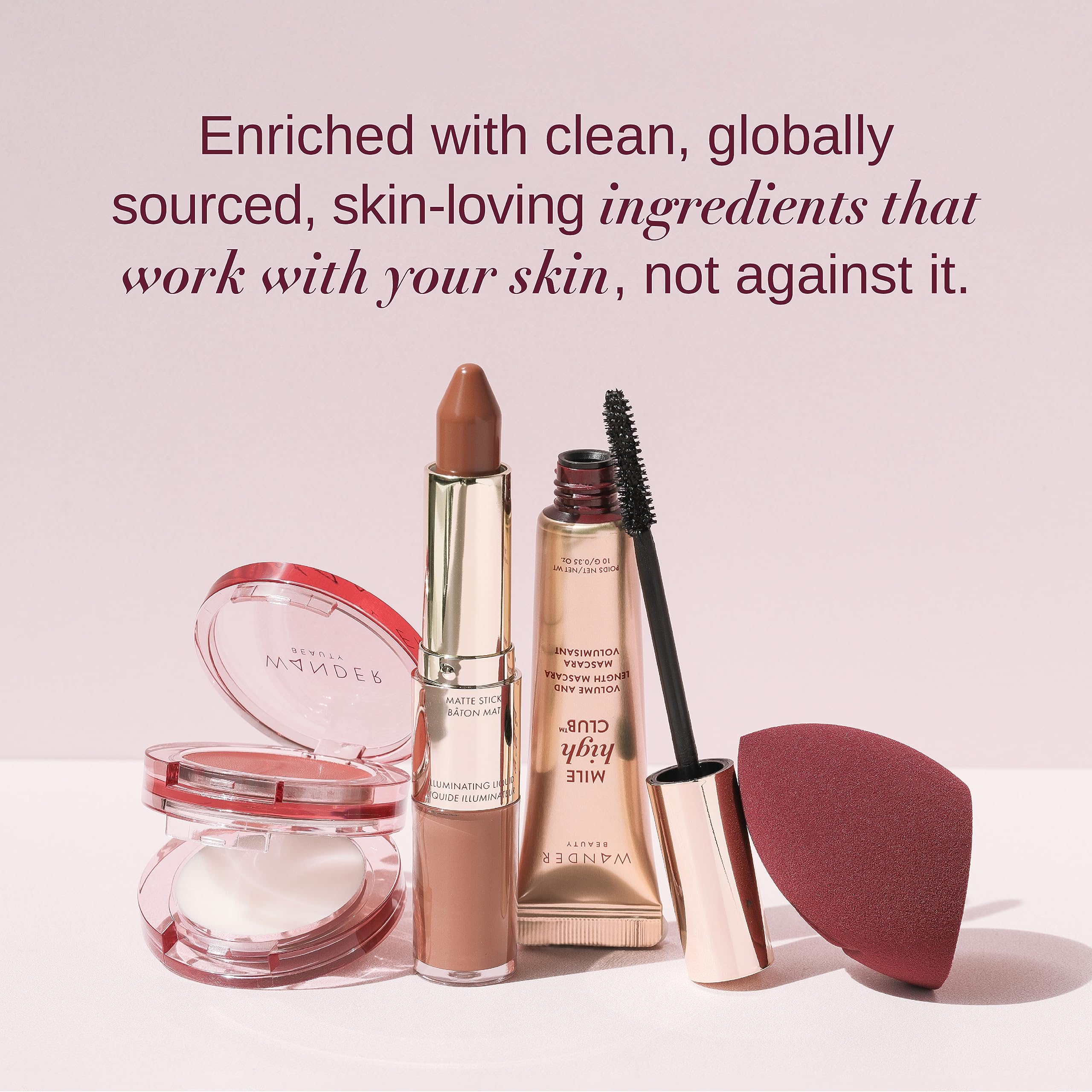 Wander Beauty Baggage Claim travel-friendly eye care solution for bags.