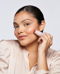 Wander Beauty On-the-Glow buildable blush glides on for a soft dewy cheek lift.