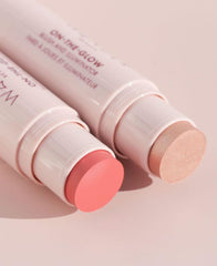 Wander Beauty On-the-Glow dual-ended stick close-up shows color and buildable glow