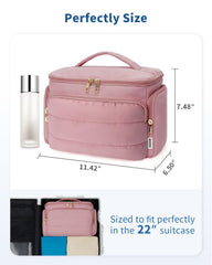 WANDF dusty pink travel bag top handle for quick grab-and-go packing