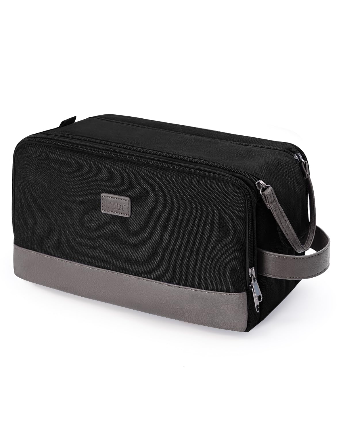 WANDF toiletry bag wet pocket keeps damp items separated for cleaner travel.