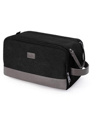 WANDF toiletry bag wet pocket keeps damp items separated for cleaner travel.