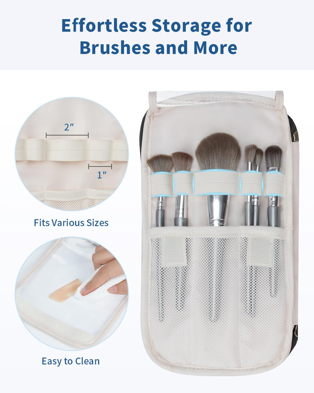 WANDF bag side slips for easy access to essentials