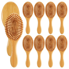 Wanmu bamboo hair brush set packaging highlights eco-friendly, gift-ready presentation.