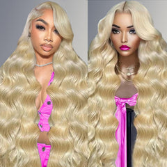 WAQI 613 13x6 lace front wig natural hairline for everyday wear.