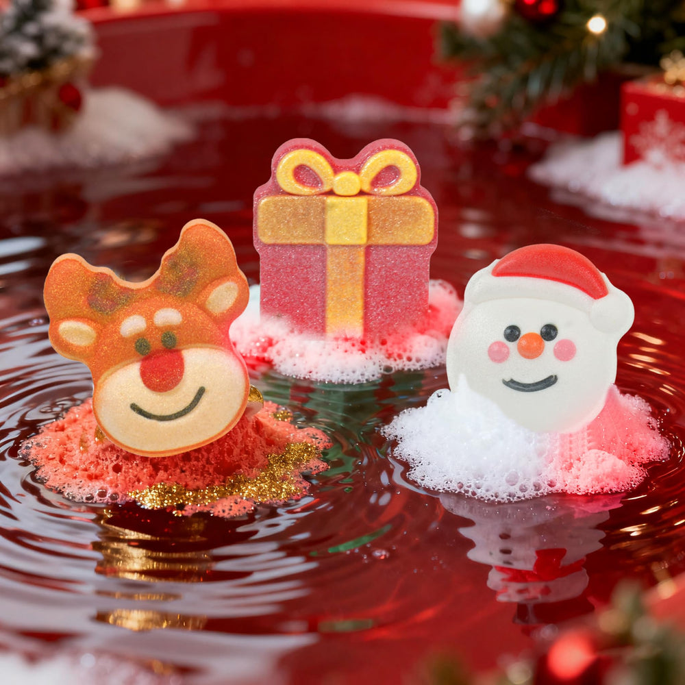 WARMLIFE sleigh shape bath bomb sparks imagination and holiday fun