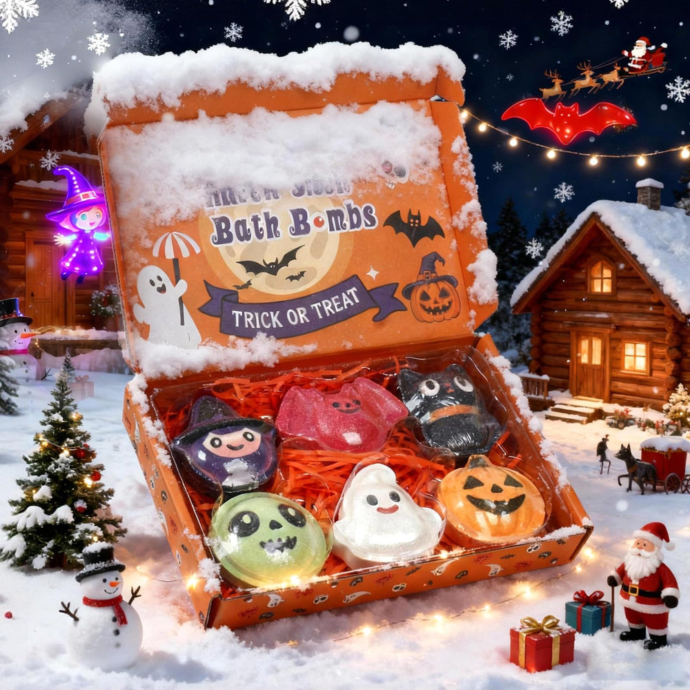 WARMLIFE bat shape bath bomb unleashes vibrant colors and relaxing bubbles