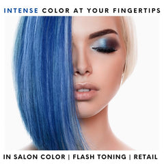 Watercolors by Tressa INTENSE blue lather highlights creamy conditioning with every wash