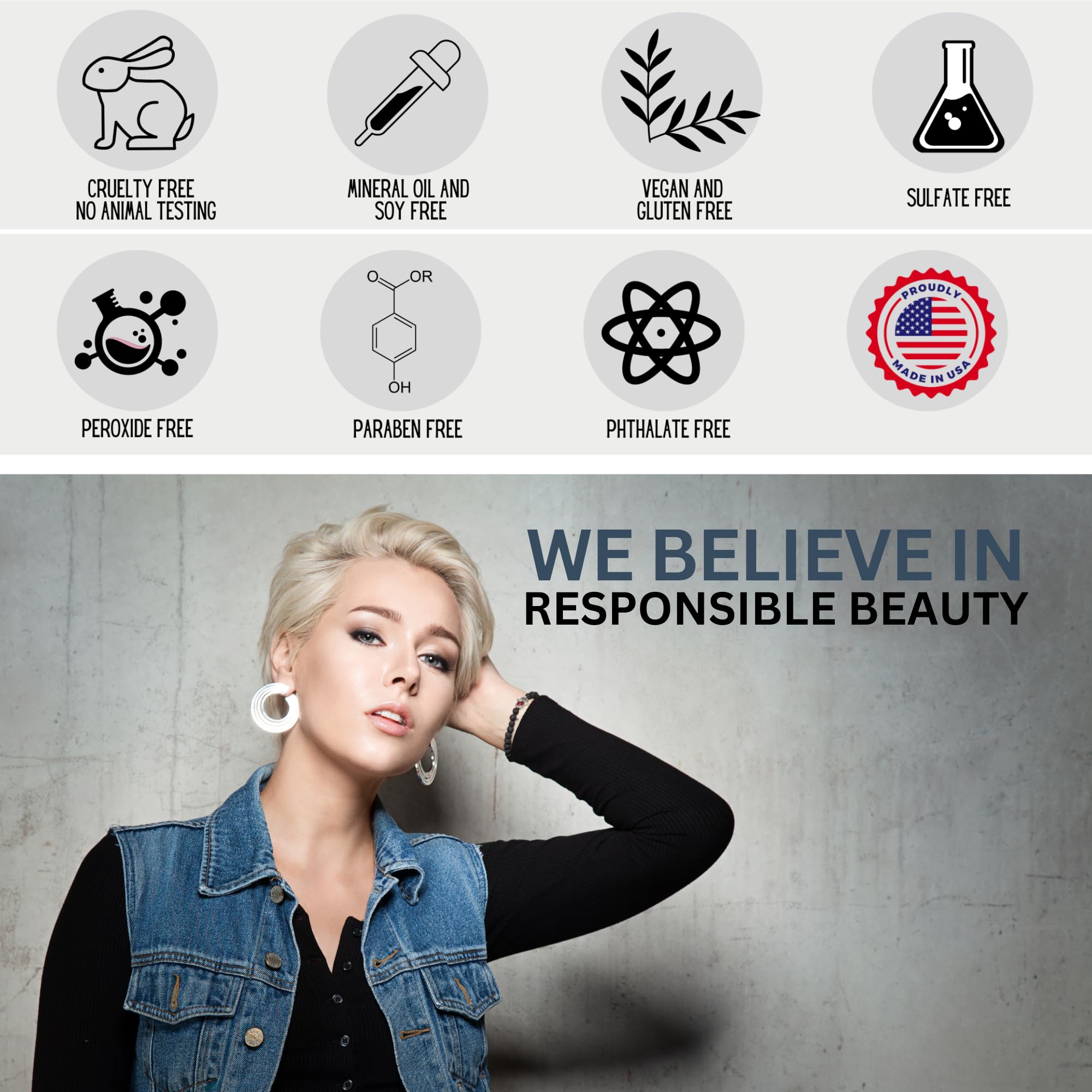 Watercolors Crimson Splash bottle communicates color-safe care and shine