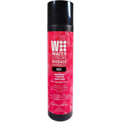Watercolors Intense Color Depositing Shampoo red bottle showcases bold color refreshment.